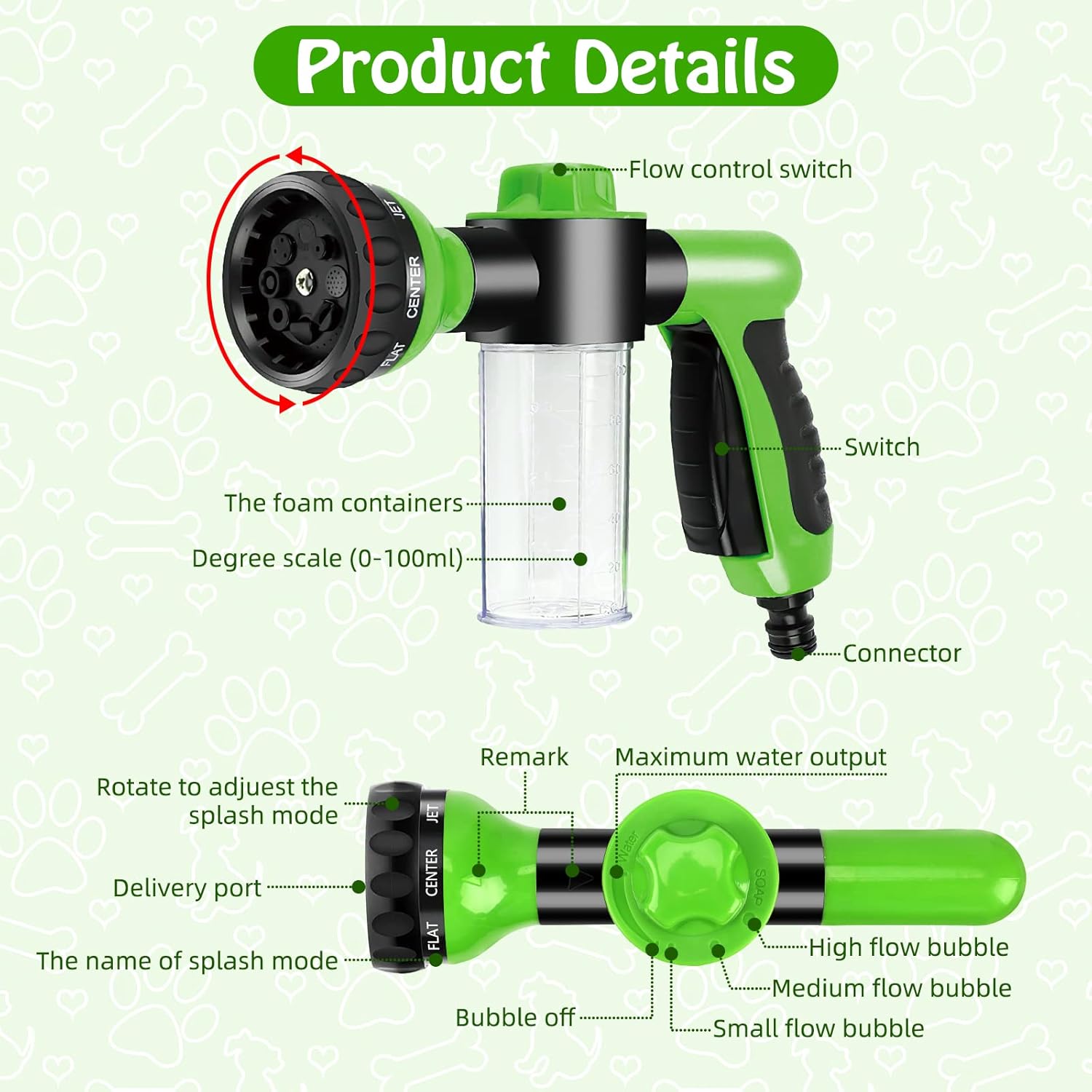 Dog Shower Attachment - HapeTail