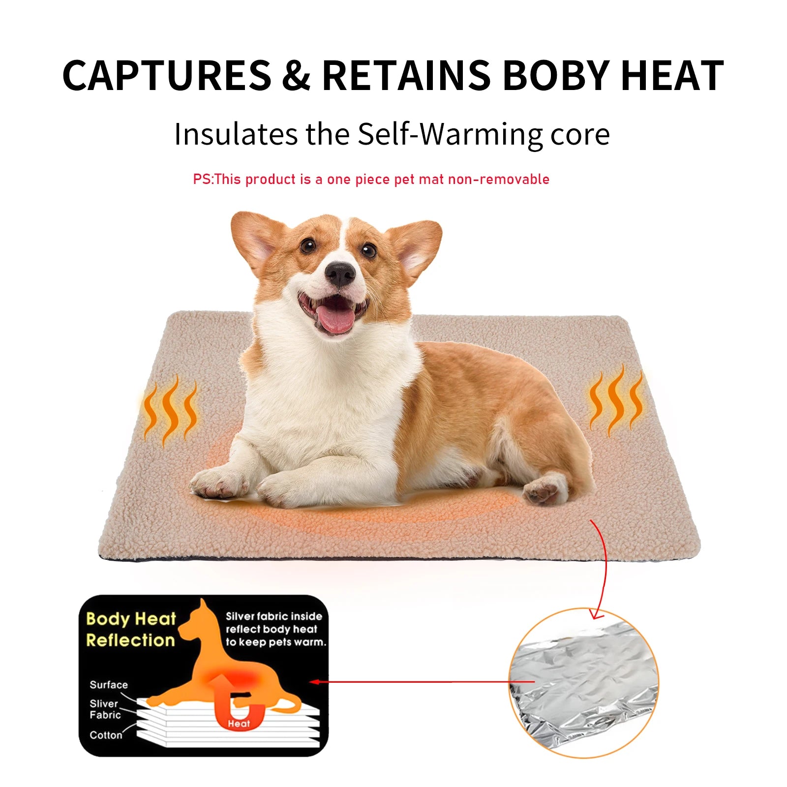 Self Heating Pet Mat - HapeTail